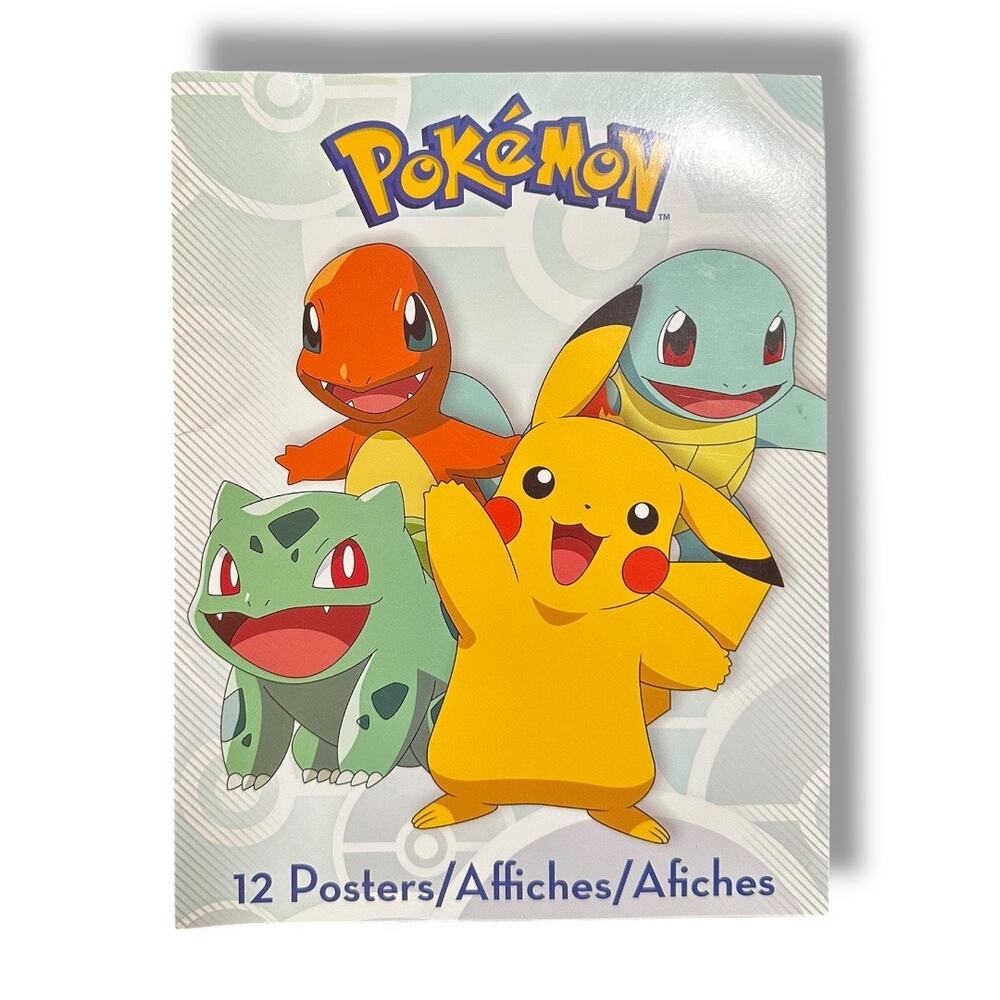 2016 Pokemon Book of 12 Posters